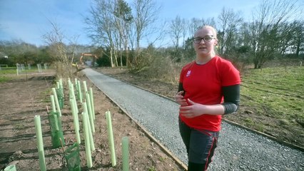 Moseley Old Hall in the process of planting 300 trees to tranform there meadow area.