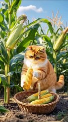 Cat😺 and Duck🦆 Story... By AI CATS STORY.