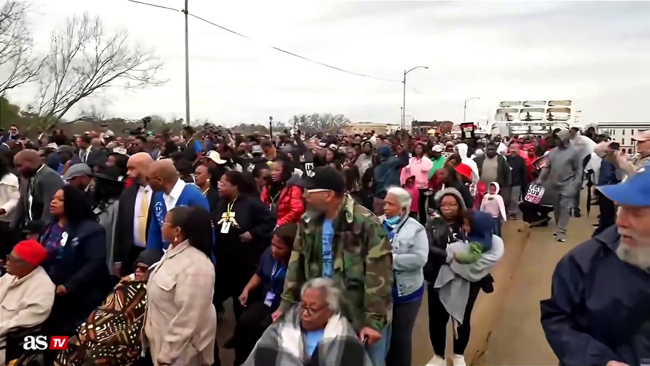 Thousands march to honor 60 years since Selma’s Bloody Sunday tragedy