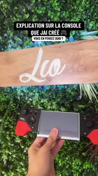 Explication sur la console portable que jai crée