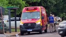 Homem sofre queda, fere a cabeça e é socorrido pelo Siate no Bairro Alto Alegre