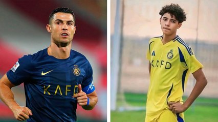 Hijo de Cristiano Ronaldo se viraliza por lo mucho que ha crecido; ya está más alto que CR7