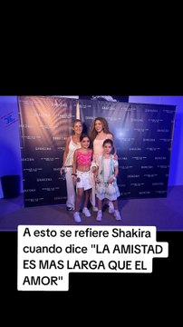 Shakira junto a Agustina de la Rúa, sus hijas y su sobrina Zulu