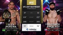 Alex Pereira vs Magomed Ankalaev HIGHLIGHTS