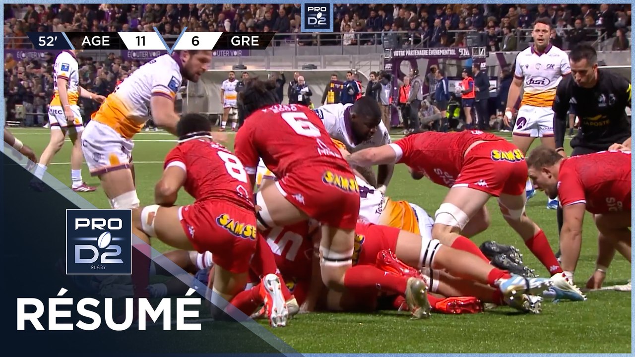 PRO D2 Saison 2024-2025 J23 - Résumé Soyaux Angoulême XV - FC Grenoble Rugby