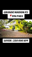 Location maison F5 Paea - Tahiti
