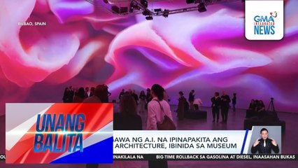 Mga imaheng gawa ng A.I. na ipinapakita ang future daw ng architecture, ibinida sa museum | Unang Balita