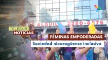 Mujeres nicaragüenses se movilizaron con motivo al día de la mujer
