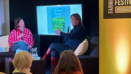 Author Sally Coulthard at Farnham Literary Festival 2025
