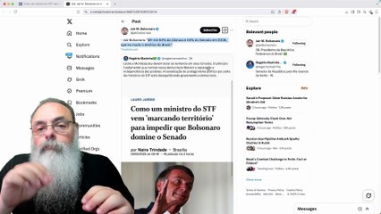 MINISTRO do STF está TENTANDO CONVENCER GOVERNADORES a se CANDIDATAREM ao SENADO para COMBATER BOLSO