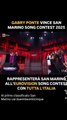 eurosongcontest san marino 2025 vince Gabry ponte