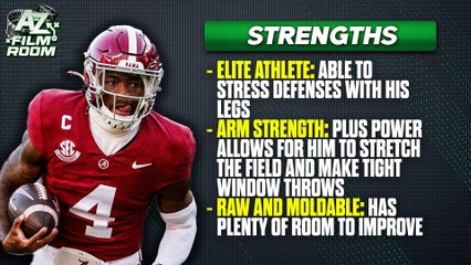 Alabama QB Jalen Milroe Has The HIGHEST Ceiling In The 2025 NFL Draft