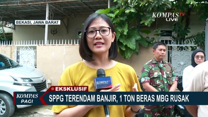 Begini Kondisi SPPG Bekasi Usai Terendam Banjir, Kepala BGN: 20 Karung Beras Rusak