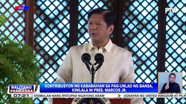 Pagsusulong at pagprotekta sa karapatan ng mga kababaihan, tiniyak ni PBBM