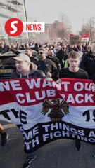 Man Utd fans demand Glazers sell-up ahead of Arsenal match