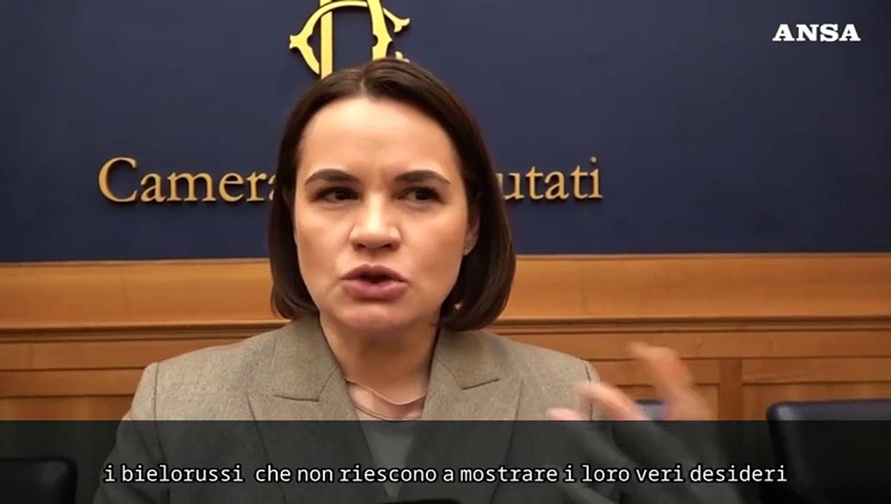 Bielorussia, Tikhanovskaya: "Il nostro destino e quello dell'Ucraina sono intrecciati"