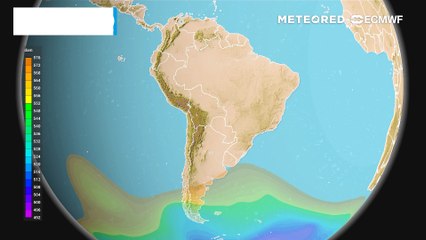 El fin de semana se espera que una baja segregada afecte a la zona central de Chile