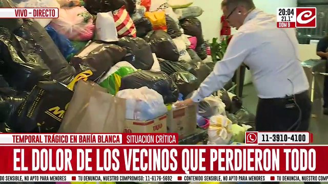 Inundación de Bahía Blanca: la política está ausente