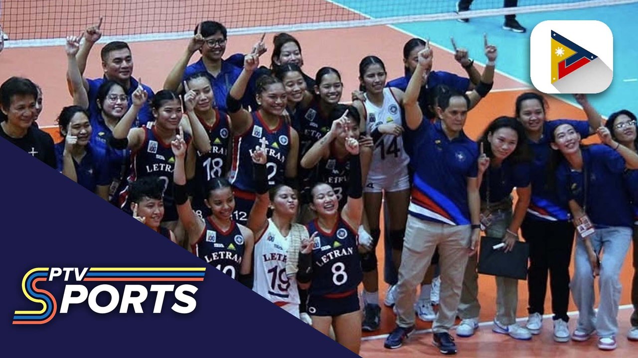 Letran Lady Knights, binasag ang 43-game winning streak ng Benilde Lady Blazers sa NCAA ...