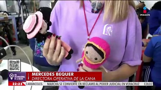 Internas hacen muñecas de macramé inspiradas en mujeres históricas
