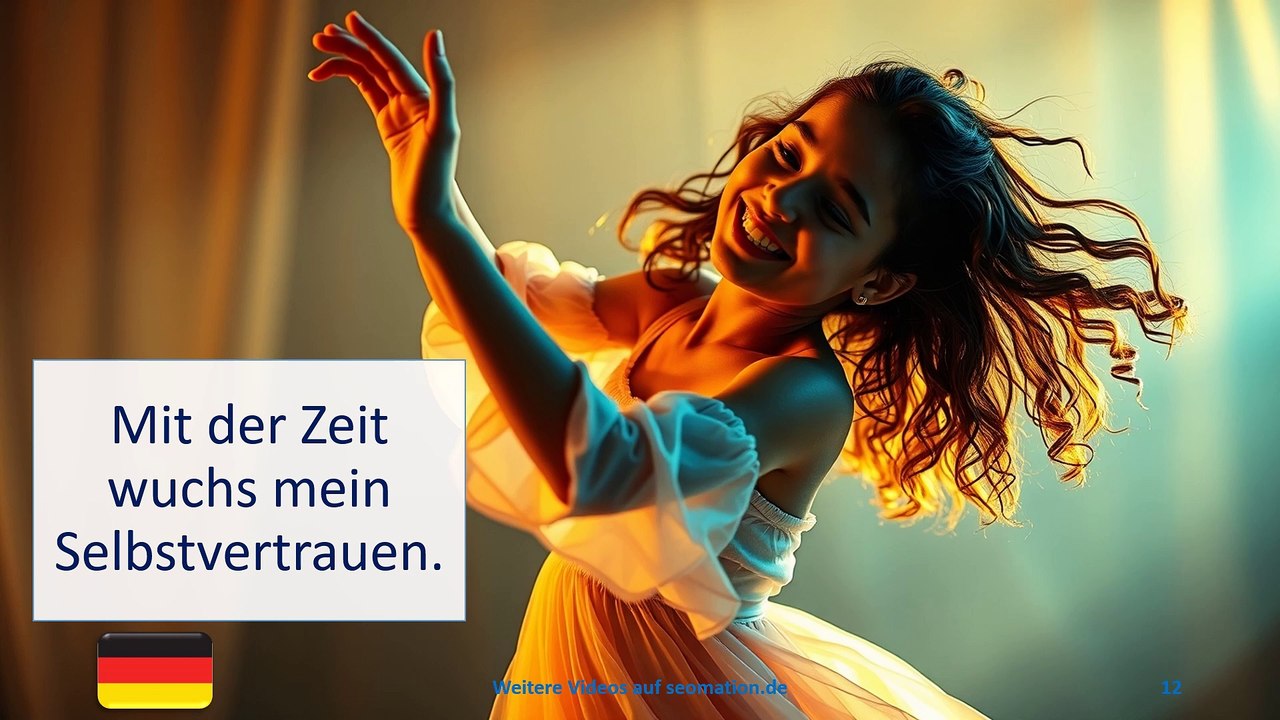 ✅Vom ersten Schritt zur Bühnenpräsenz.✅ Ich lerne Deutsch mit Geschichten