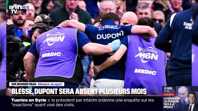 Rugby: Antoine Dupont sera absent des terrains de longs mois, victime d'une rupture du ligament croisé antérieur