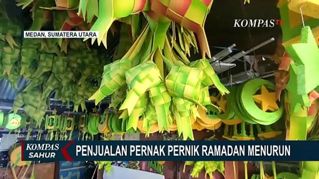 Penjualan Pernak-Pernik Ramadan di Medan Menurun, Begini Kata Penjual