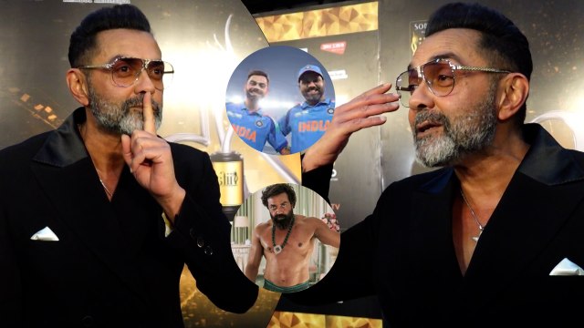 Indian Cricket Team Bahut Accha Final Kheli: Animal Actor Bobby Deol Graces IIFA Awards Green Carpet