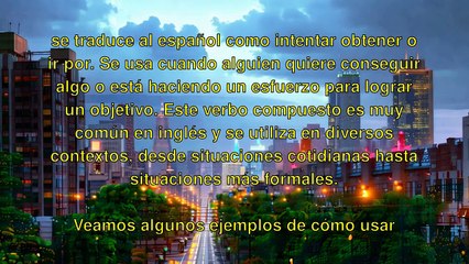 Phrasal Verbs - Go For