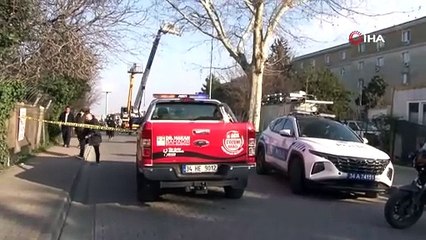 Bahçelievle'de korkutan vinç kazası!