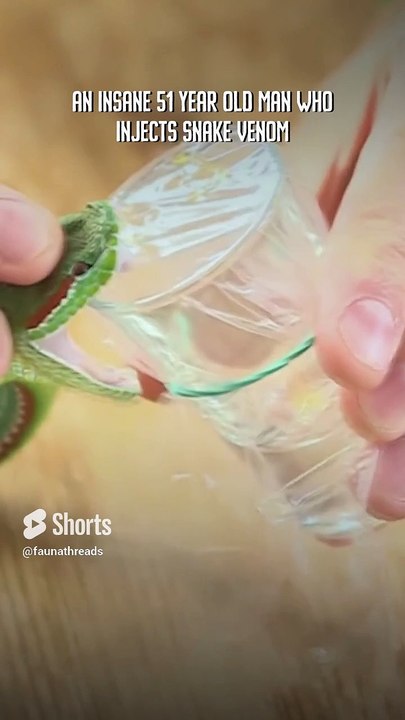 🐍 Meet the Man Who Injects Himself with Snake Venom!