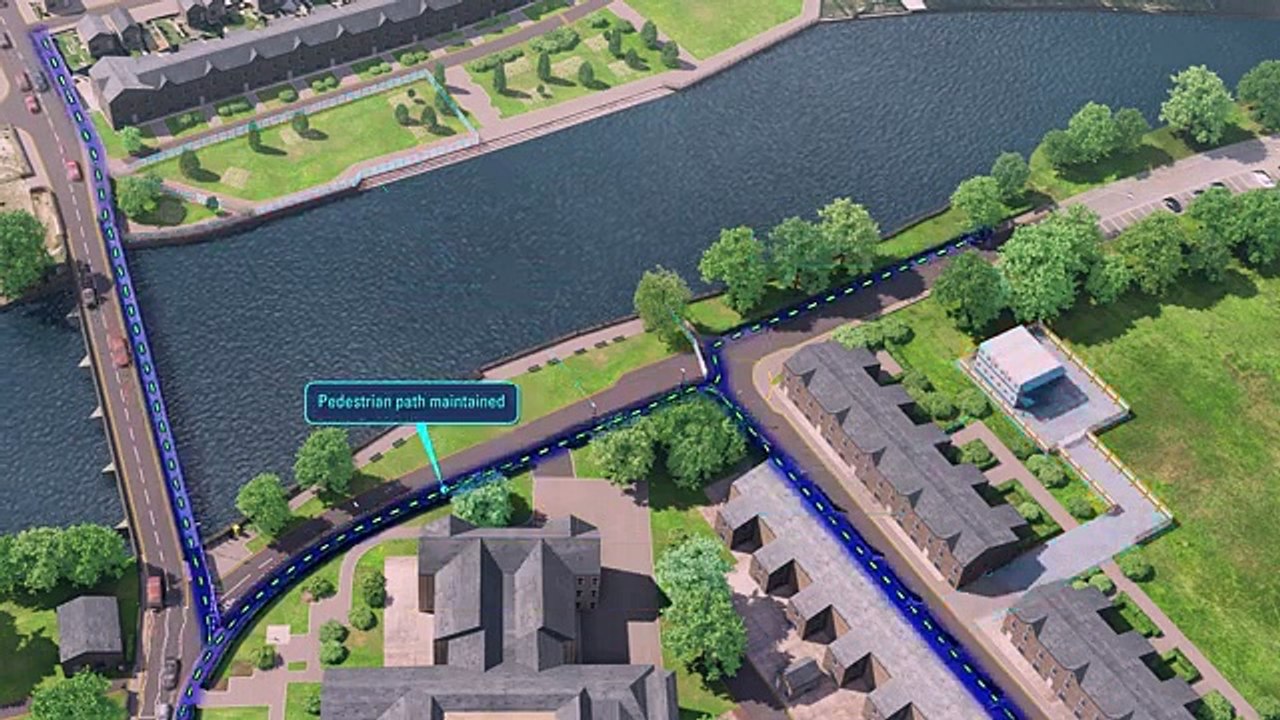 CGI images offer first look at new Otley footbridge