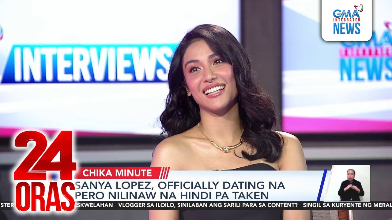 Sanya Lopez, officially dating na pero nilinaw na hindi pa taken | 24 Oras