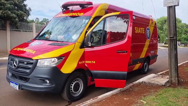 Idosa é socorrida pelo Siate após sofrer queda no Bairro Brasília