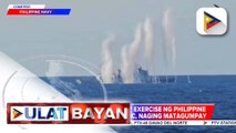 Philippine Navy, nag-live fire drills malapit sa Bajo de Masinloc