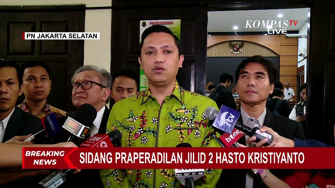 Sidang Praperadilan Hasto Kristiyanto Diskors, Pengacara: Buktinya Lemah, Saksinya Dipaksa...