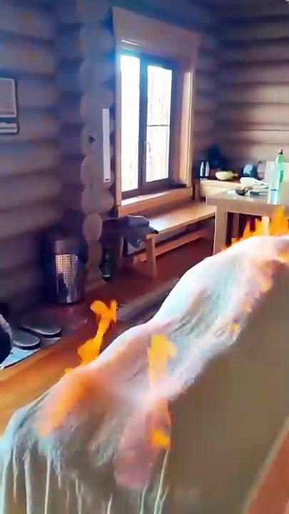 Massage flambé