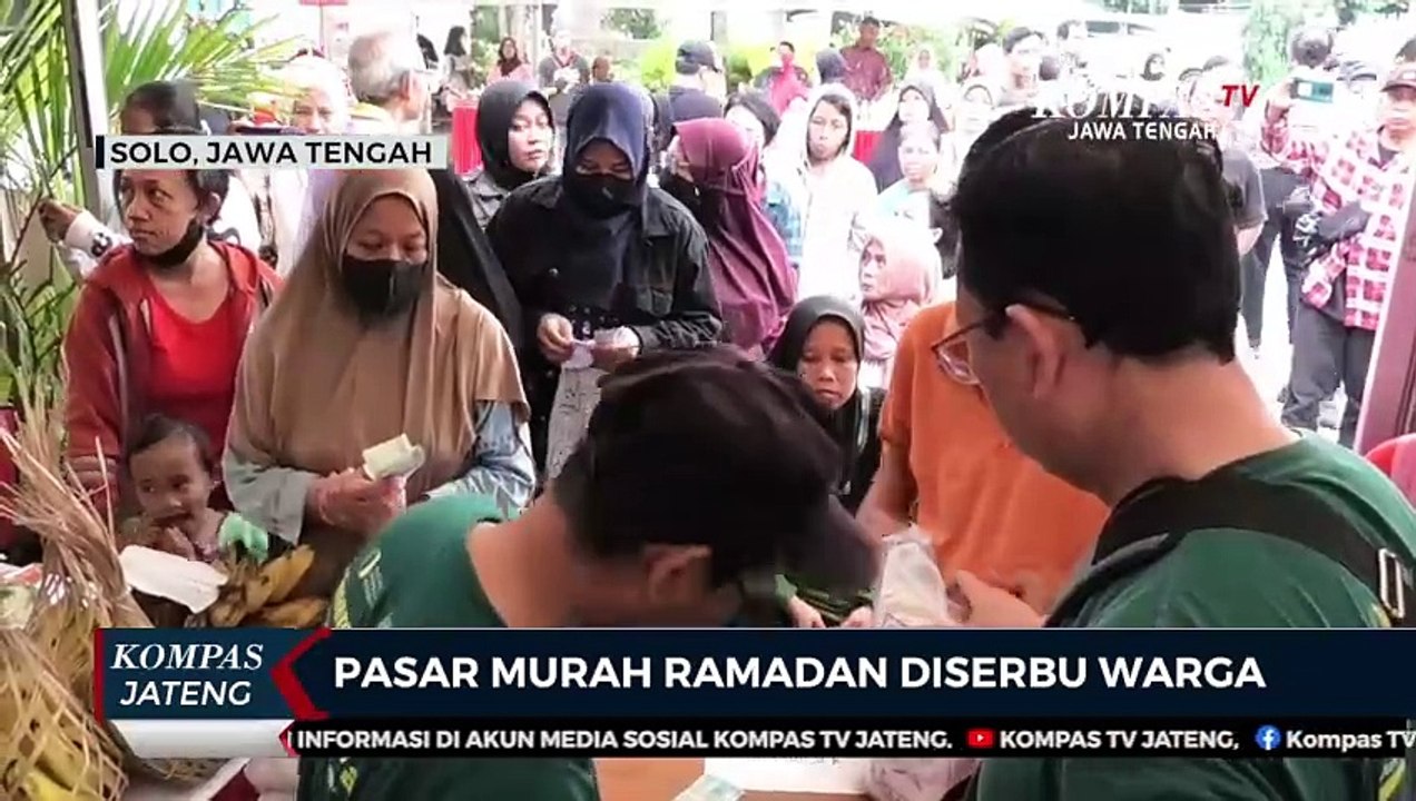 Pasar Murah Ramadan Diserbu Warga