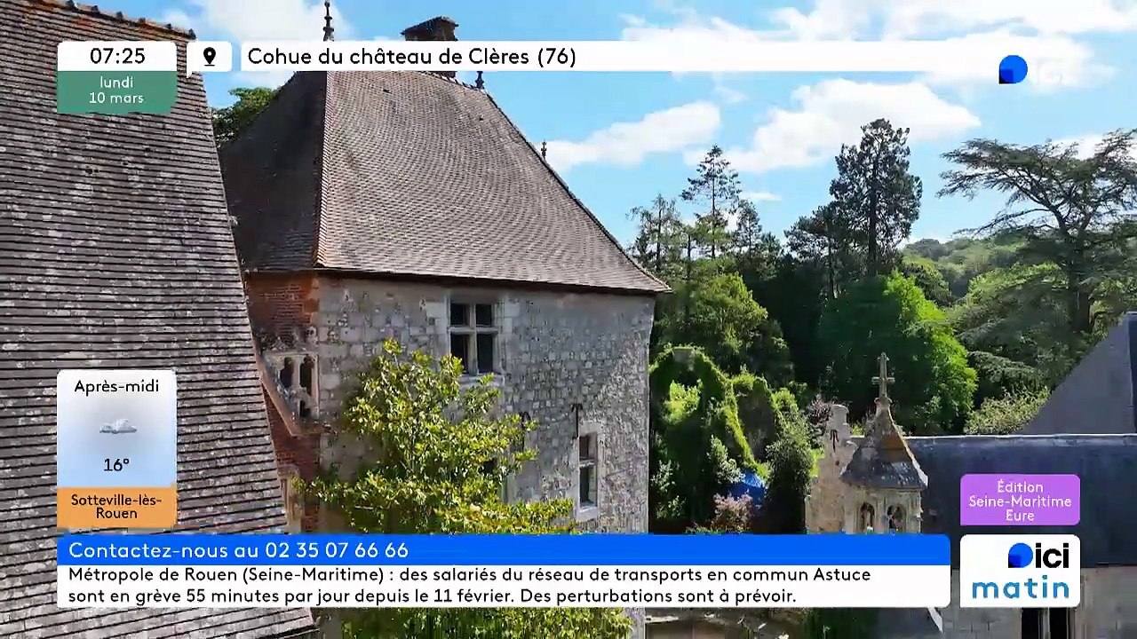 10/03/2025 - ici matin par ici Normandie (Seine-Maritime - Eure) en vidéo