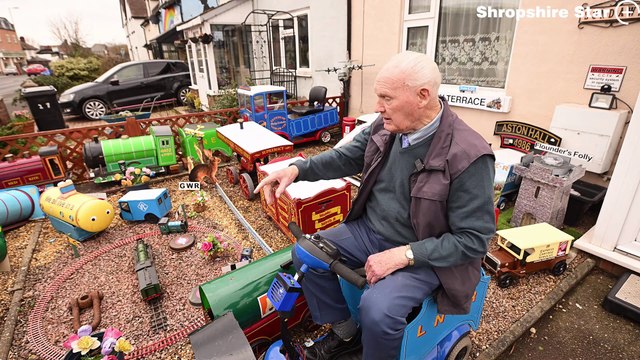 Pensioner, 92, selling incredible collection of models -made from mobility scooters