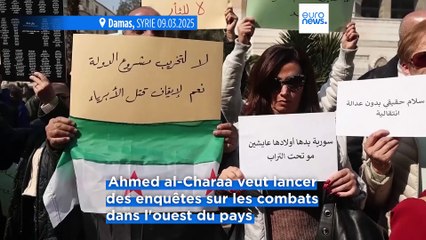 Affrontements en Syrie : le nouveau dirigeant syrien veut créer des commissions d'enquête