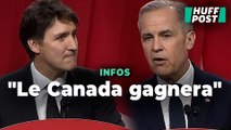 Donald Trump et ses menaces contre le Canada au cœur de la passation entre Justin Trudeau et Mark Carney