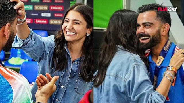 Ind Vs Nz: Virat Kohli ने Anushka Sharma को Match के बाद लगाया गले, खुशी से झूम उठे Fans | FilmiBeat