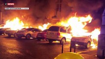 Incendies volontaires à Agen : dix véhicules détruits