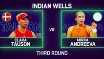 Andreeva breezes past Tauson to set up Rybakina showdown at Indian Wells