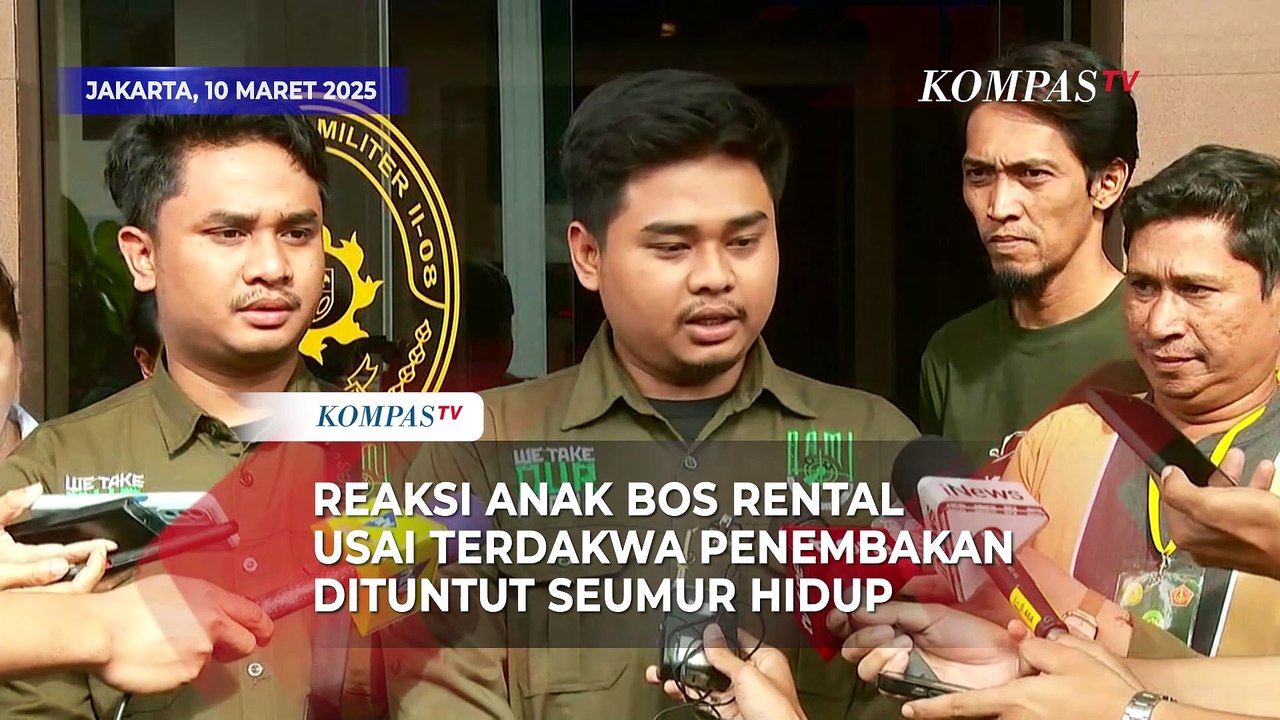 Reaksi Anak Bos Rental Usai Terdakwa Dituntut Penjara Seumur Hidup dan Dipecat