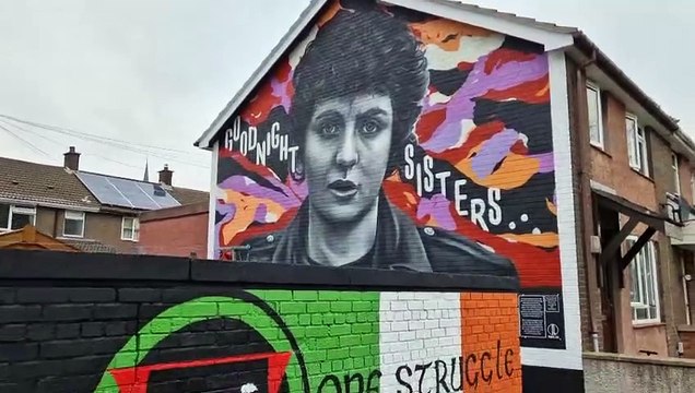 New Nell McCafferty mural in Derry