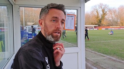 Bury Town boss Cole Skuse on frustrating 1-1 home draw with Cambridge City
