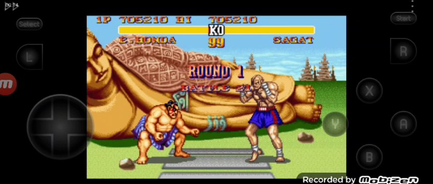 Street Fighter II Turbo: Hyper Fighting E. Honda vs Sagat E. Honda é derrotado por Sagat