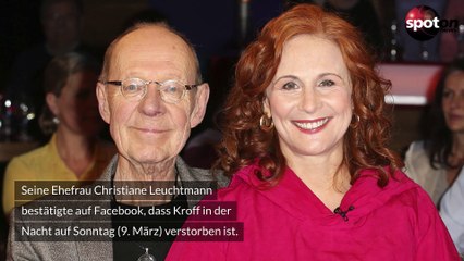 "Diese Drombuschs"-Star Hans Peter Korff ist tot